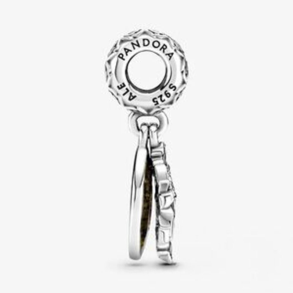New Pandora Disney Beauty and the Beast Dancing Dangle Charm - Picture 3 of 4